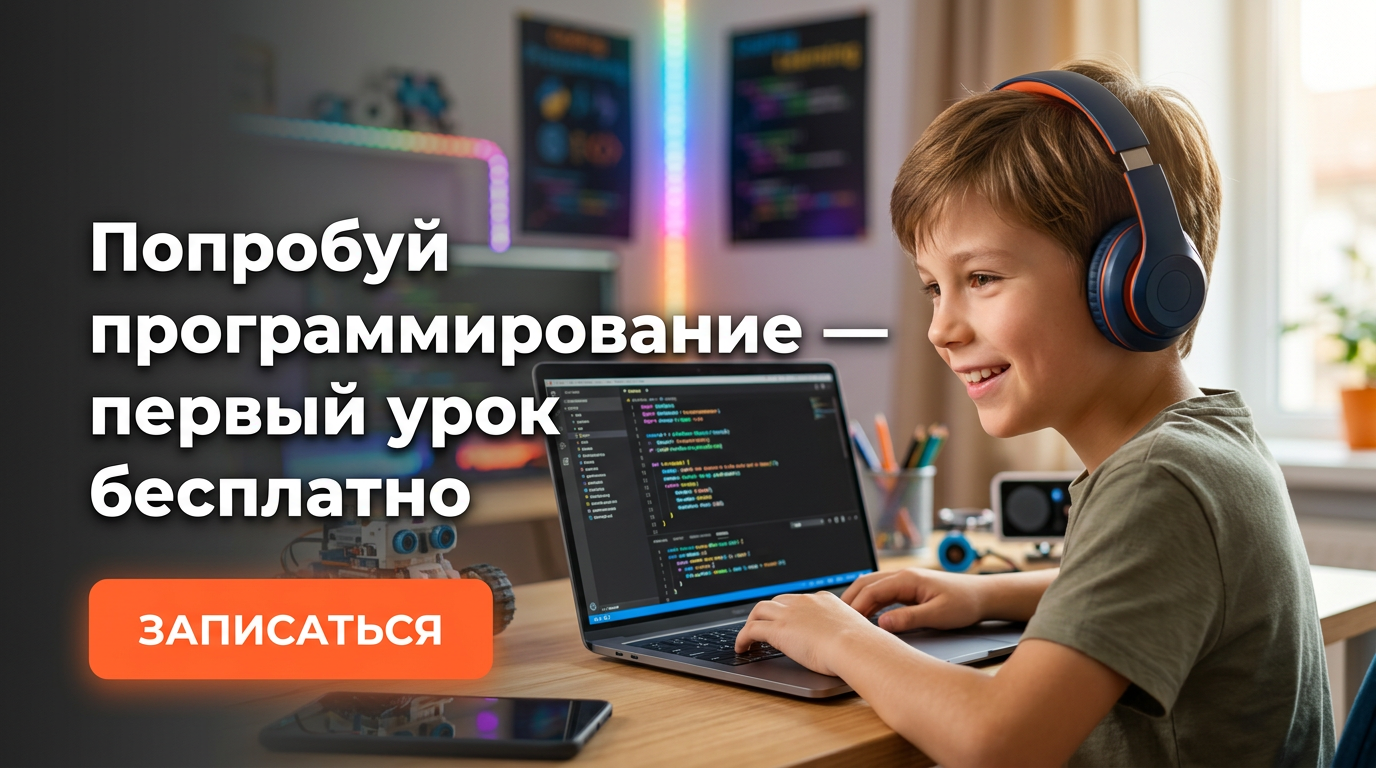 Попробуй программирование — первый урок бесплатно